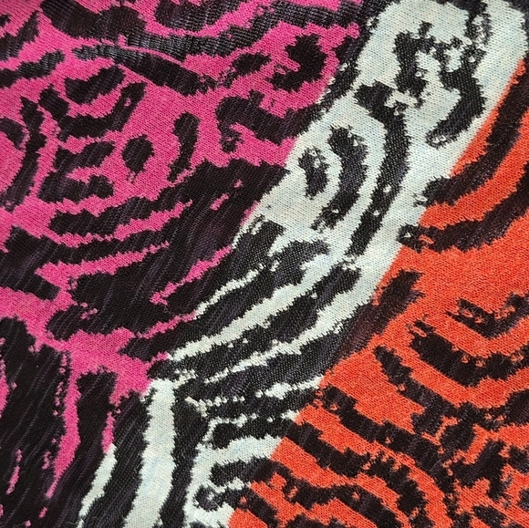 Nic + Zoe Abstract Animal Print Sweater Dress - Size M - Picture 8 of 12